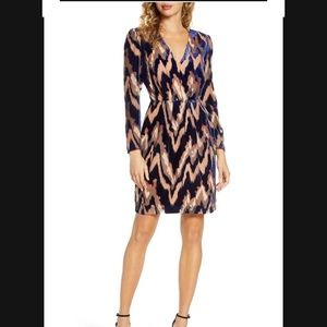 Velvet Burnout Long Sleeve Cocktail Dress
HARLYN